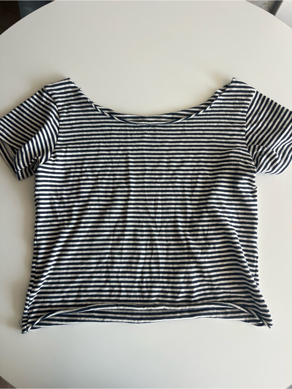 Brandy Melville Striped Off the Shoulder Top